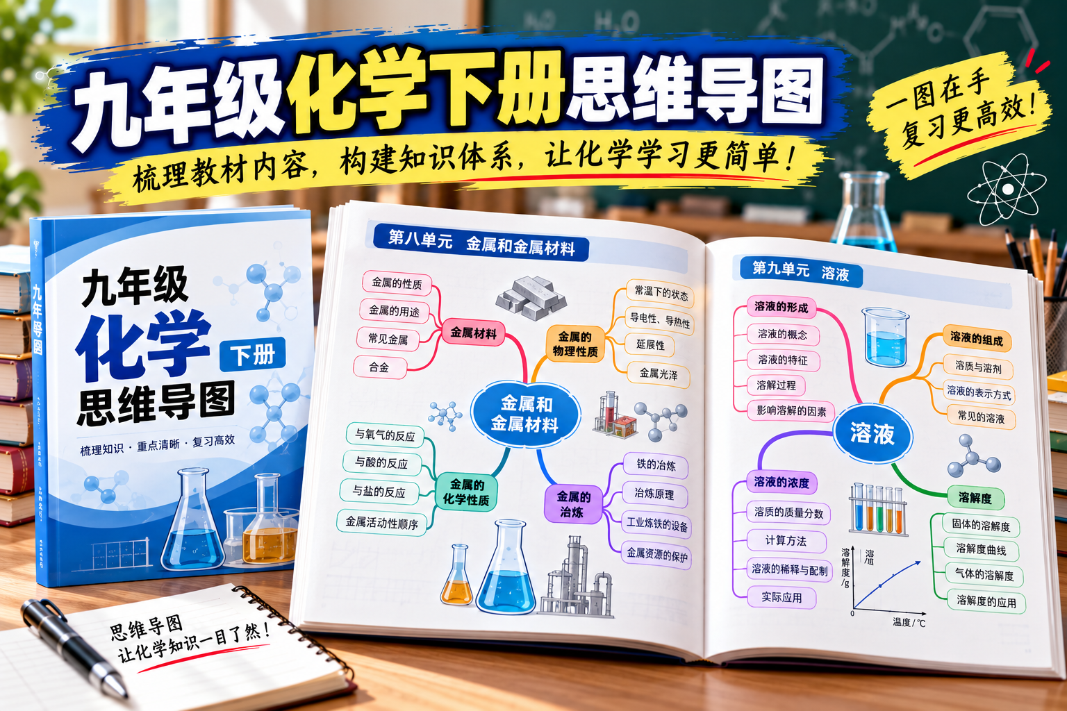 (38)九年级化学下册思维导图：一图梳理核心知识，高效备战中考