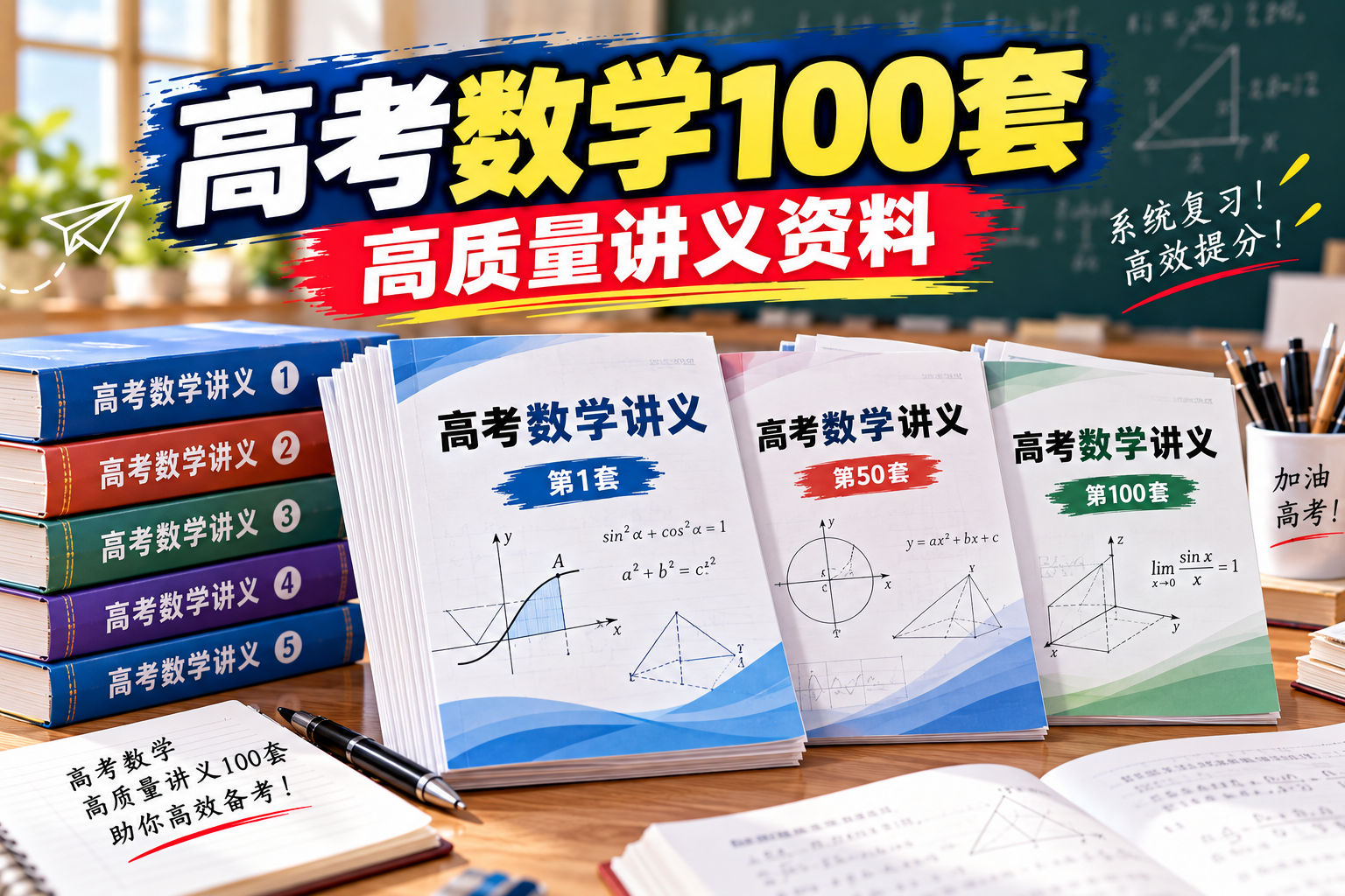 (39)高考数学100套高质量讲义：系统刷题与专题突破，助力高效备考